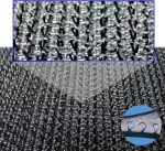 Hook and Loop Tape 2in x 10ft self Adhesive Sticky Back Interlocking Nylon Fabric Fastener Heavy Duty Adhesion Strip Tape reclosable Black - Image 3